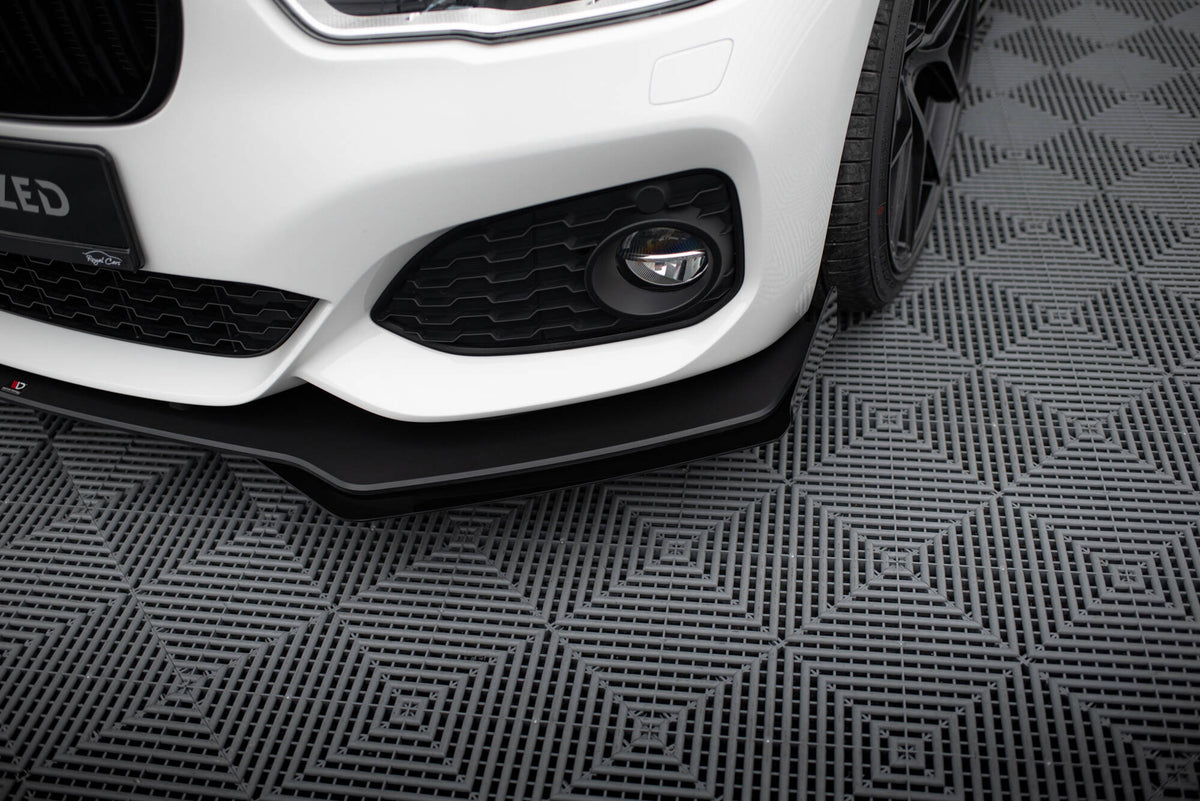 Street Pro Front Splitter V.3 + Flaps for suitable for BMW 1 F20 M-Pack Facelift / M140i