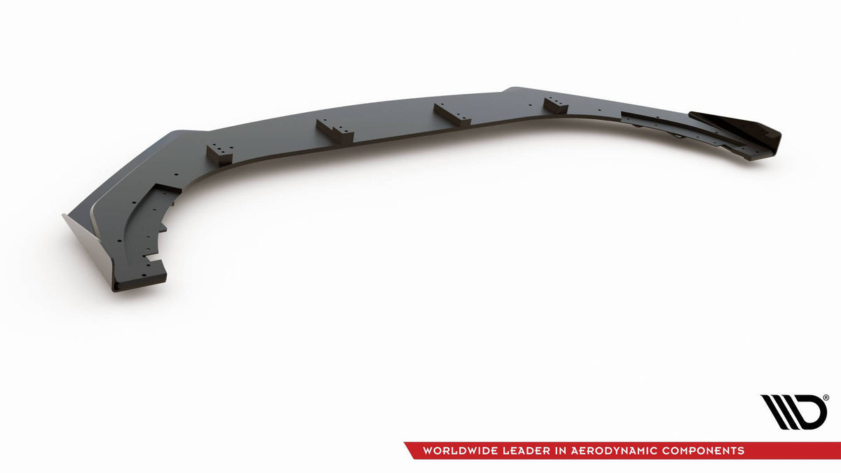 Street Pro Front Splitter V.3 + Flaps suitable for Volkswagen Golf GTI Mk6