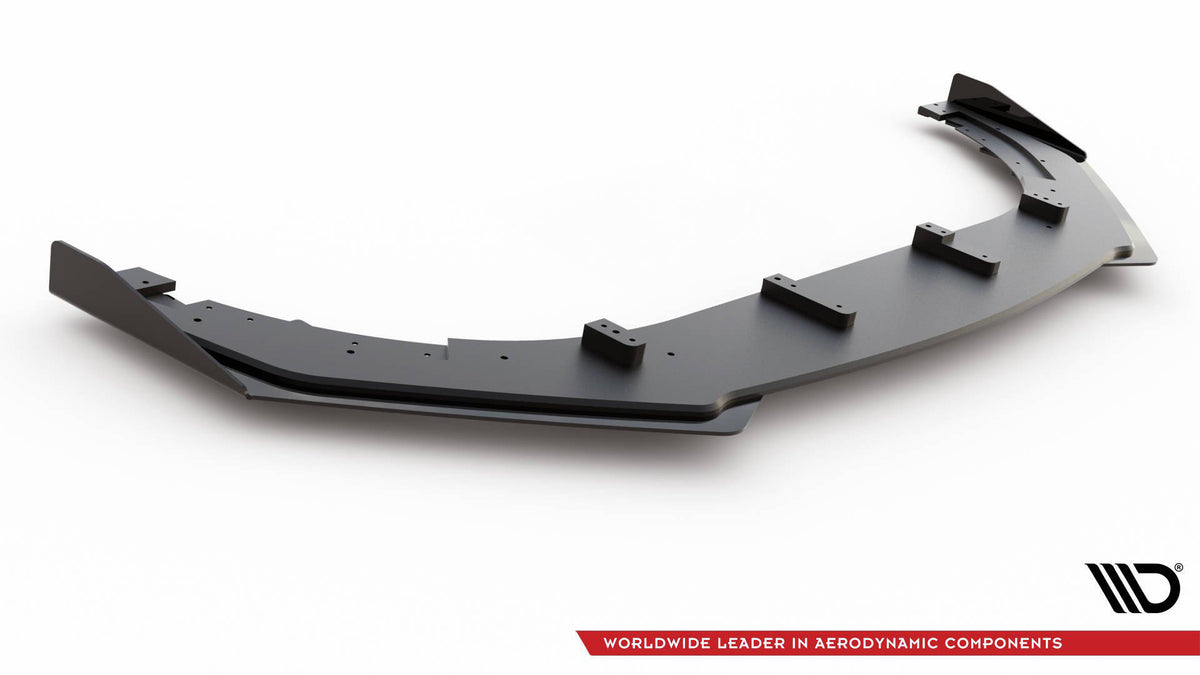 Street Pro Front Splitter V.3 + Flaps suitable for Volkswagen Golf GTI Mk6