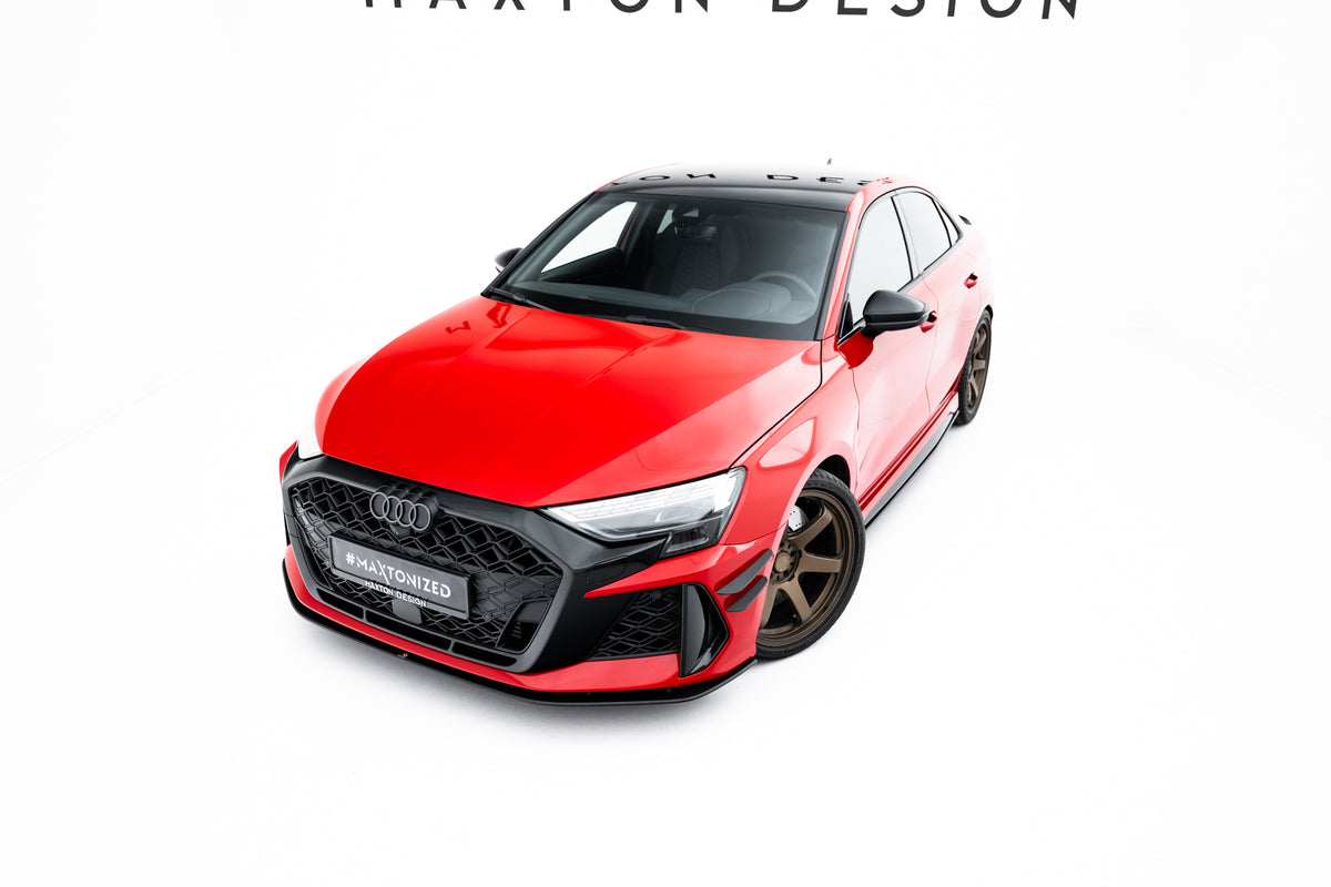 Street Pro Front Splitter suitable for Audi RS3 Sedan 8Y Facelift