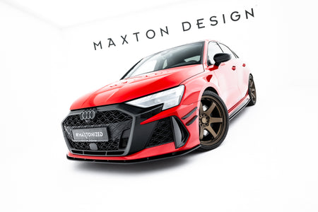 Street Pro Front Splitter suitable for Audi RS3 Sedan 8Y Facelift