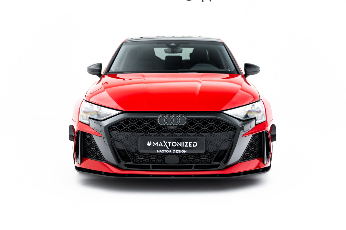 Street Pro Front Splitter suitable for Audi RS3 Sedan 8Y Facelift