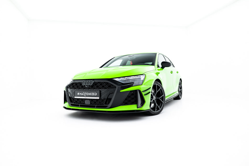 Street Pro Front Splitter suitable for Audi RS3 Sportback 8Y Facelift