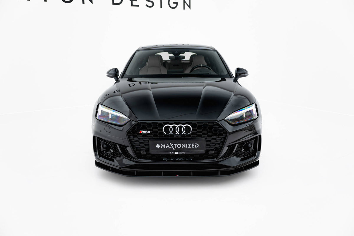 Street Pro Front Splitter suitable for Audi RS5 Coupe / Sportback F5