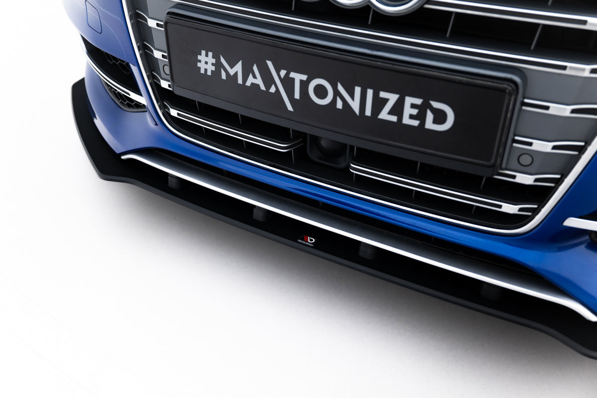 Street Pro Front Splitter suitable for Audi S3 / A3 S-Line Sedan 8V
