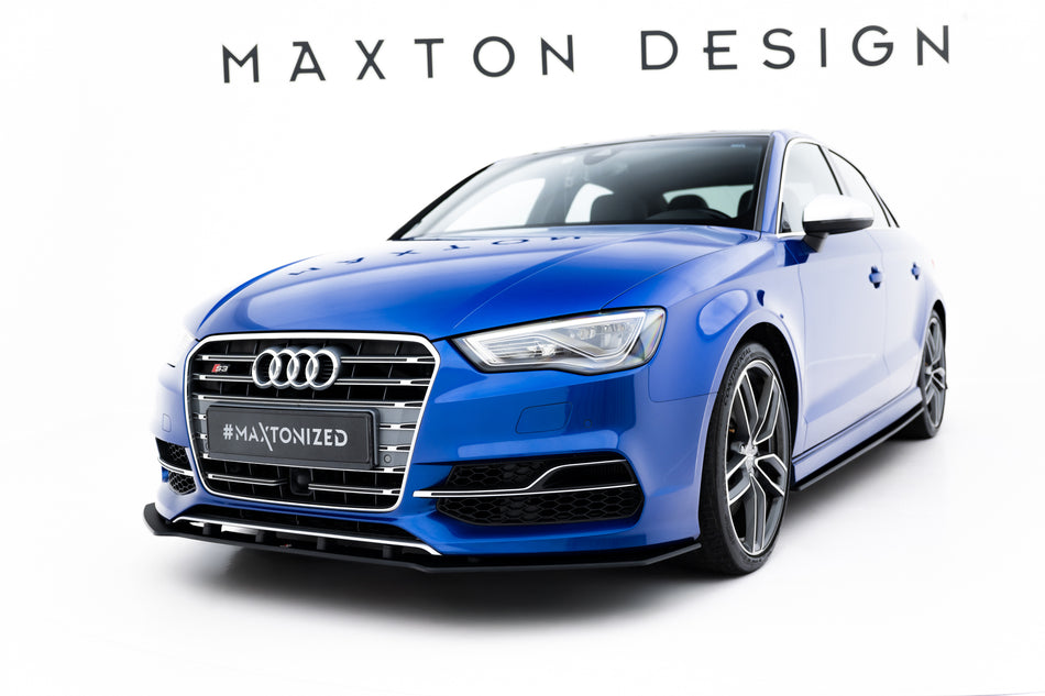 Street Pro Front Splitter suitable for Audi S3 / A3 S-Line Sedan 8V