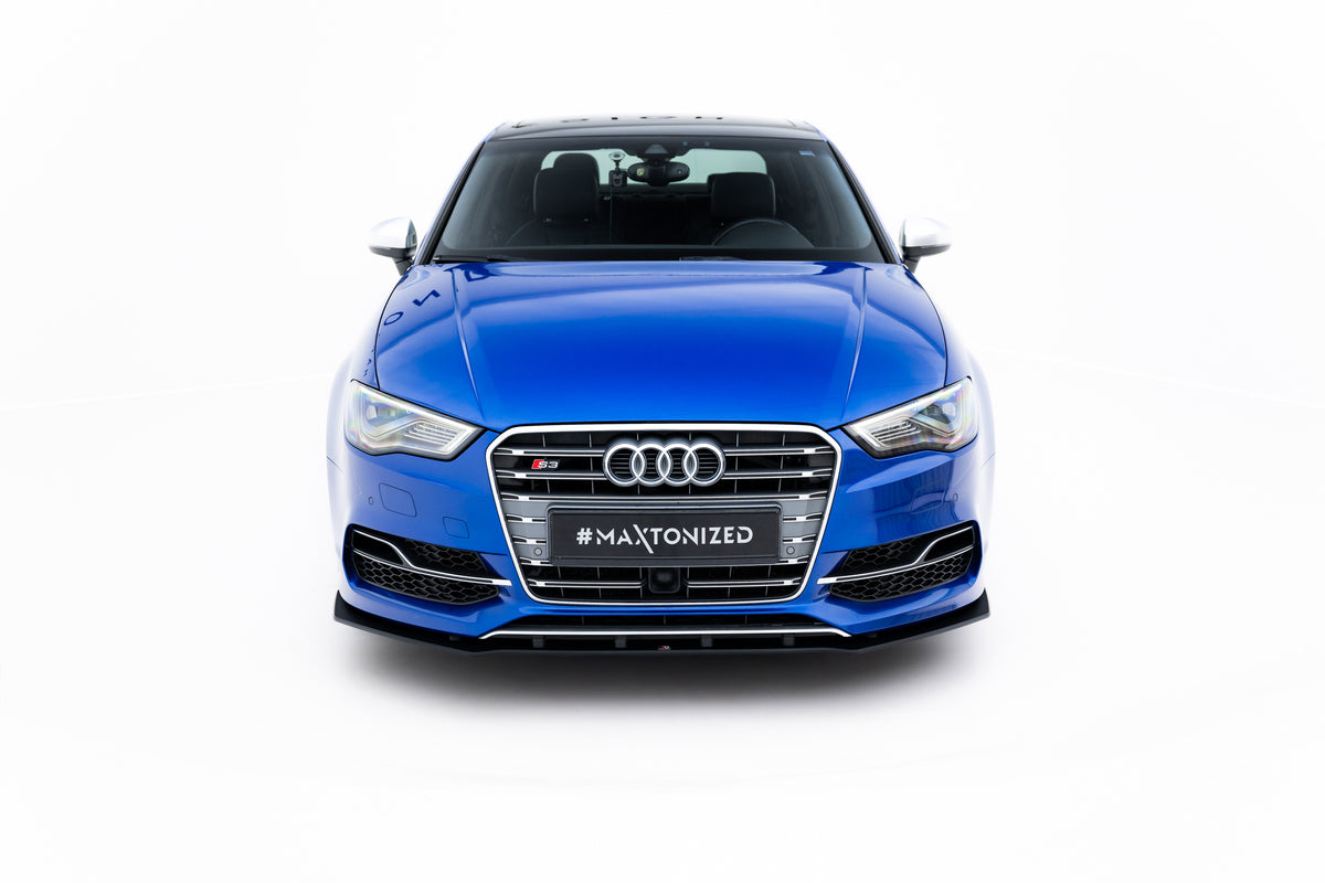 Street Pro Front Splitter suitable for Audi S3 / A3 S-Line Sedan 8V