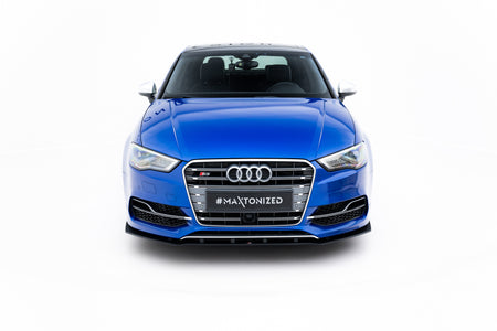Street Pro Front Splitter suitable for Audi S3 / A3 S-Line Sedan 8V