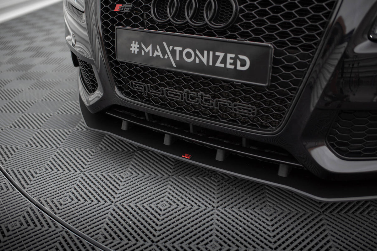 Street Pro Front Splitter suitable for Audi S5 / A5 S-Line 8T