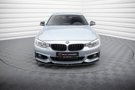 Street Pro Front Splitter suitable for BMW 4 Coupe / Gran Coupe / Cabrio M-Pack F32 / F36 / F33