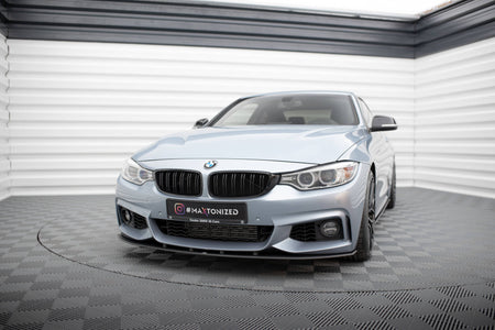 Street Pro Front Splitter suitable for BMW 4 Coupe / Gran Coupe / Cabrio M-Pack F32 / F36 / F33