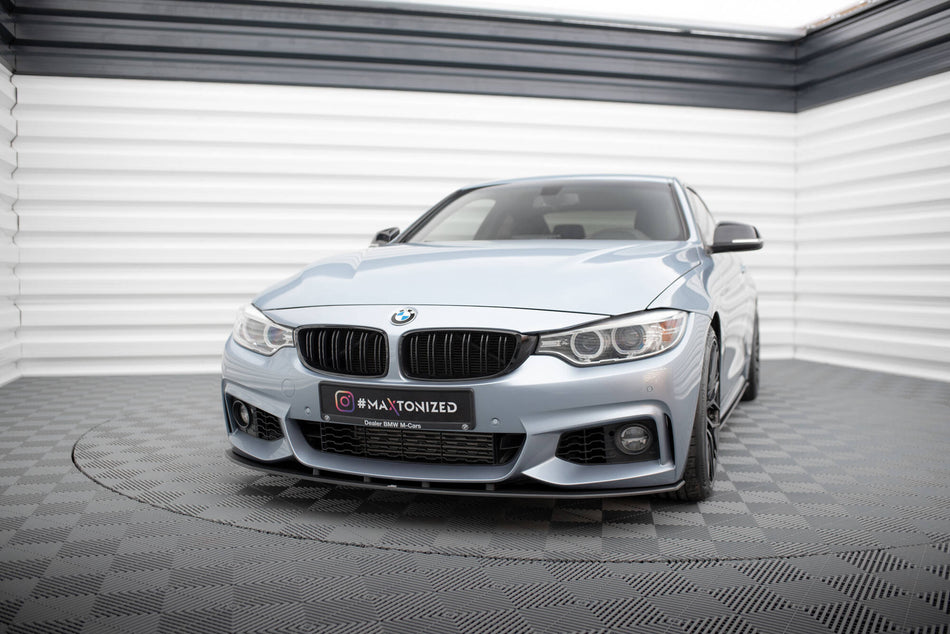 Street Pro Front Splitter suitable for BMW 4 Coupe / Gran Coupe / Cabrio M-Pack F32 / F36 / F33