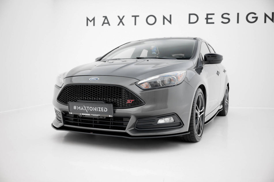 Street Pro Front Splitter suitable for Ford Focus ST Mk3 Facelift