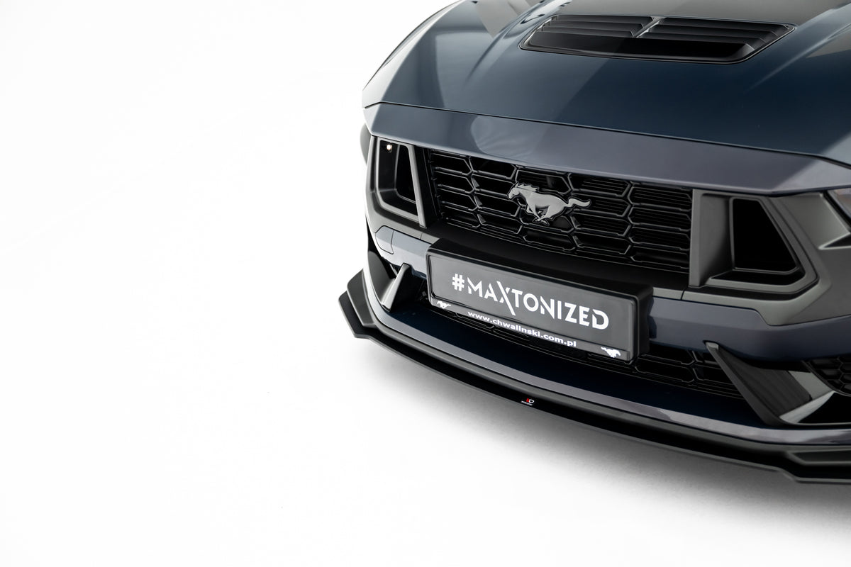 Street Pro Front Splitter suitable for Ford Mustang Dark Horse Mk7
