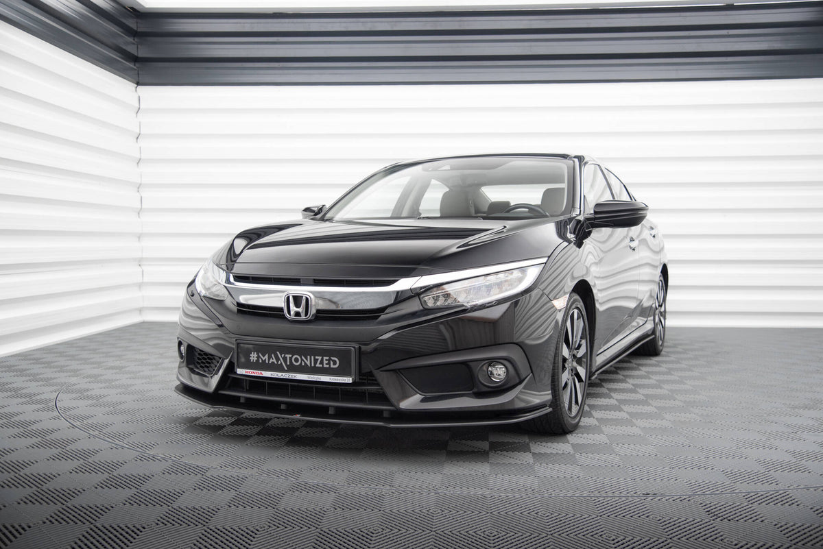Street Pro Front Splitter suitable for Honda Civic Sedan Mk10