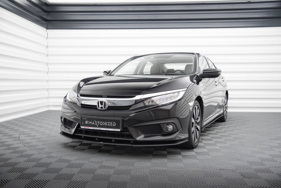 Street Pro Front Splitter suitable for Honda Civic Sedan Mk10