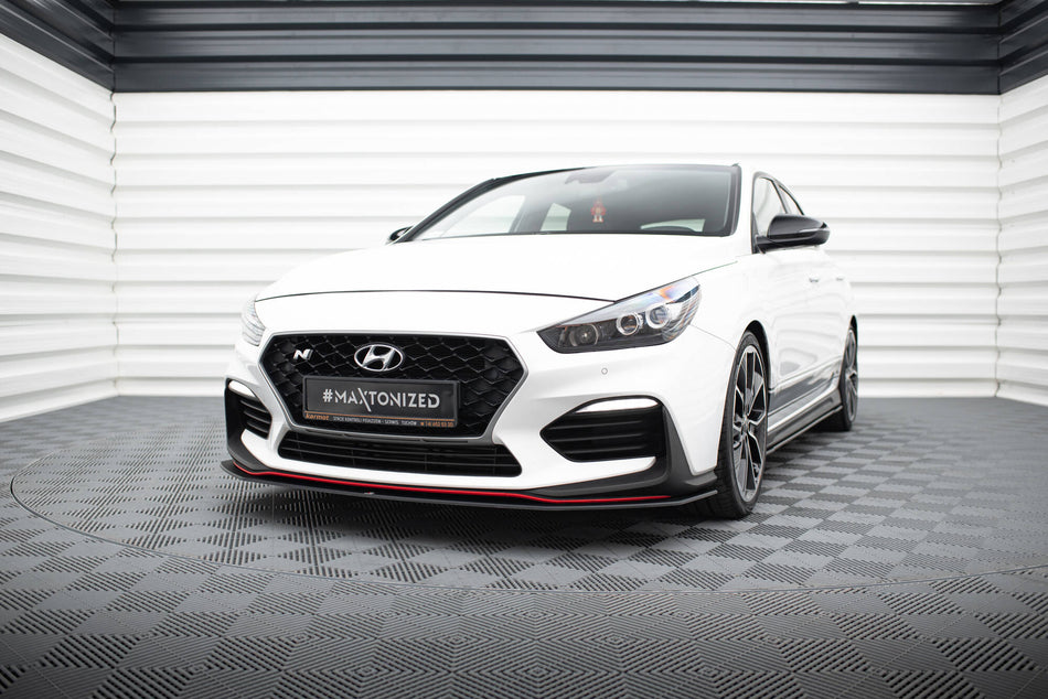 Street Pro Front Splitter suitable for Hyundai I30 N Mk3 Hatchback / Fastback