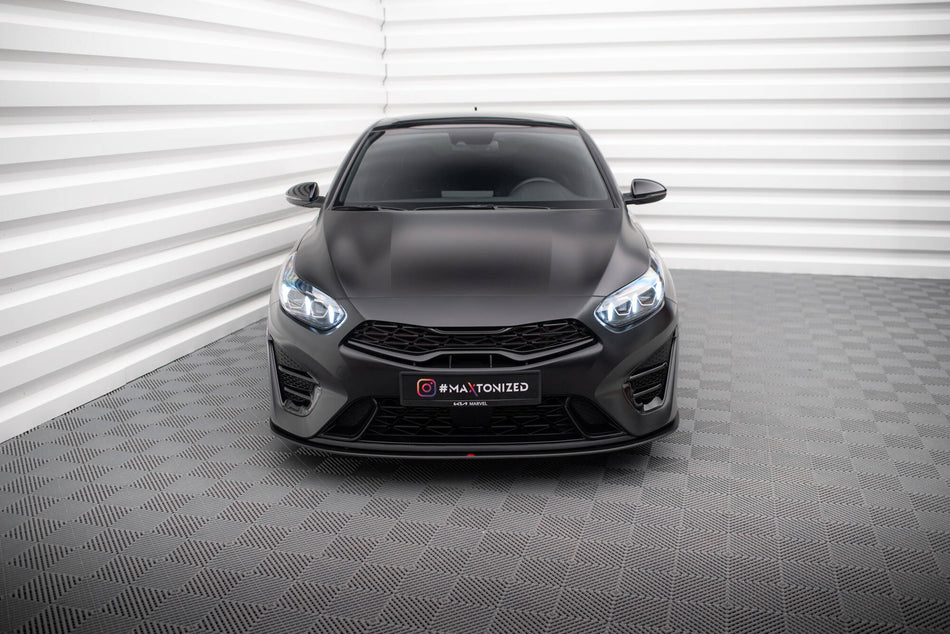 Street Pro Front Splitter suitable for Kia Proceed GT Mk3 Facelift / Ceed GT / GT - Line Mk1 Facelift