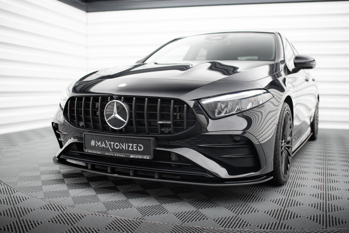 Street Pro Front Splitter suitable for Mercedes-AMG A35 W177 Facelift