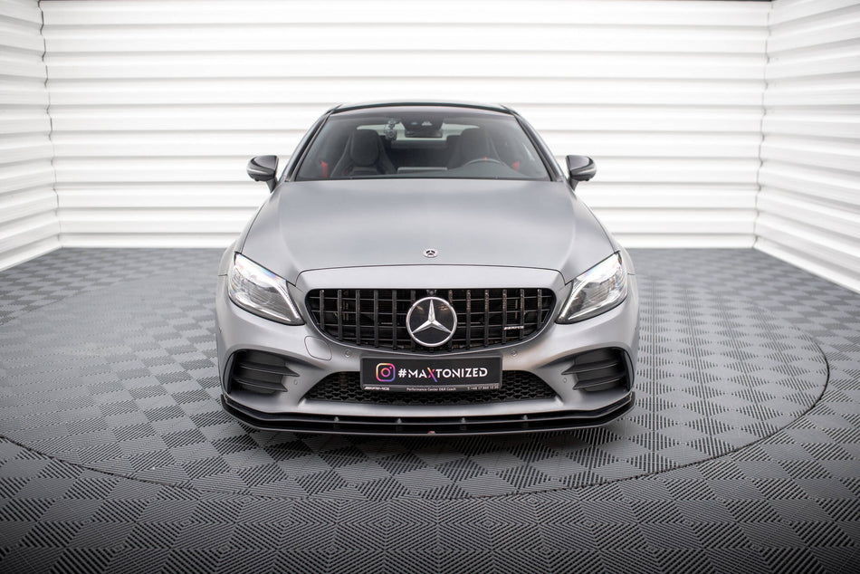 Street Pro Front Splitter suitable for Mercedes-AMG C43 Coupe / Cabrio C205  Facelift / A205 Facelift