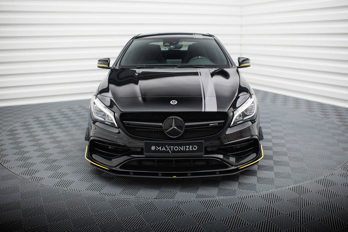 Street Pro Front Splitter suitable for Mercedes-AMG CLA 45 Aero C117 Facelift
