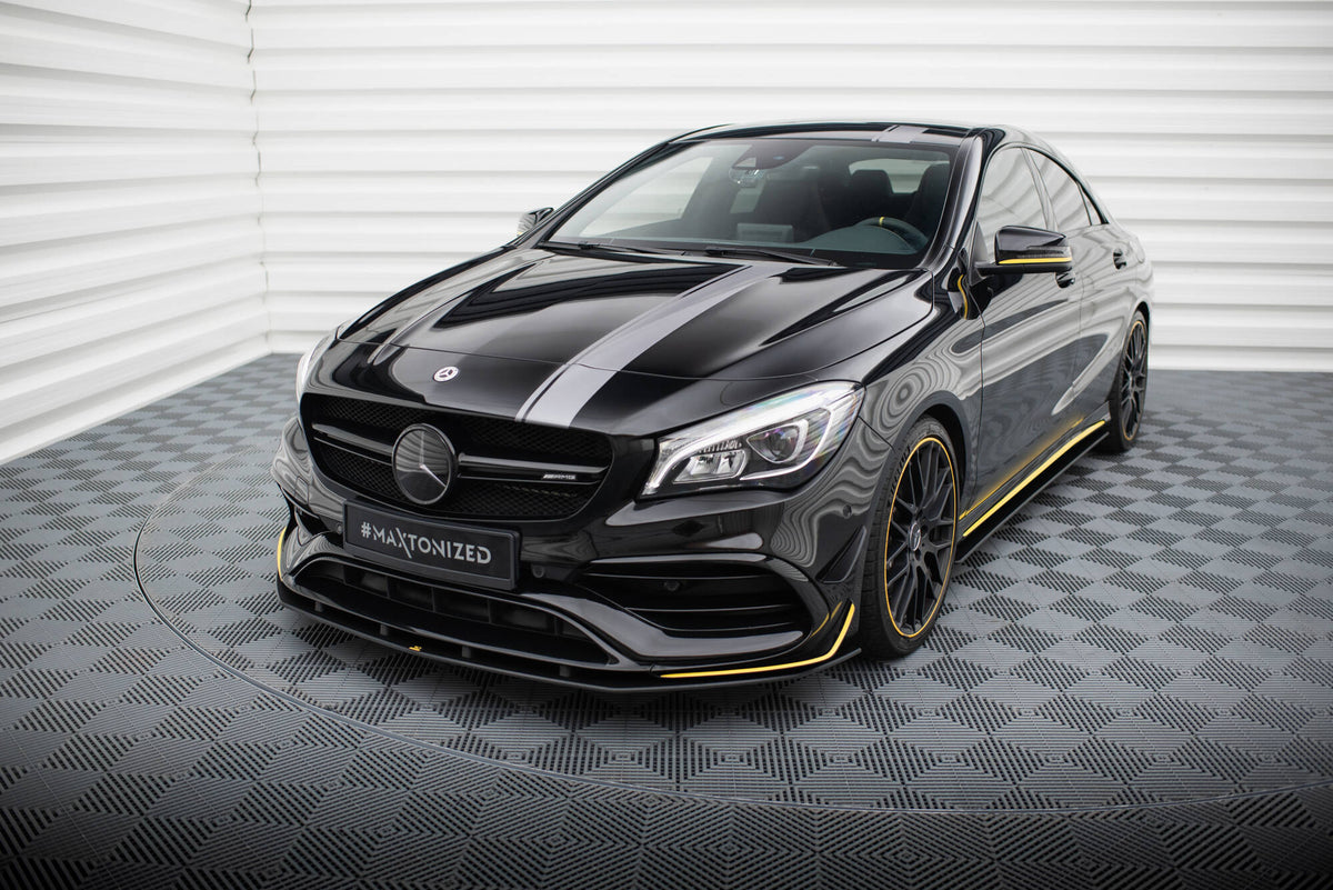 Street Pro Front Splitter suitable for Mercedes-AMG CLA 45 Aero C117 Facelift