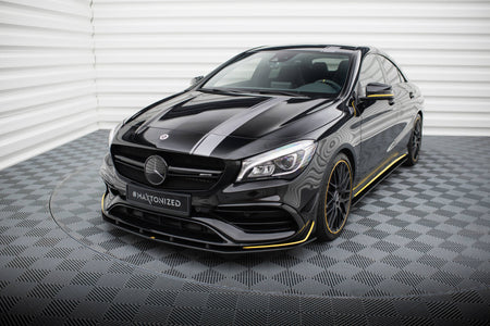 Street Pro Front Splitter suitable for Mercedes-AMG CLA 45 Aero C117 Facelift