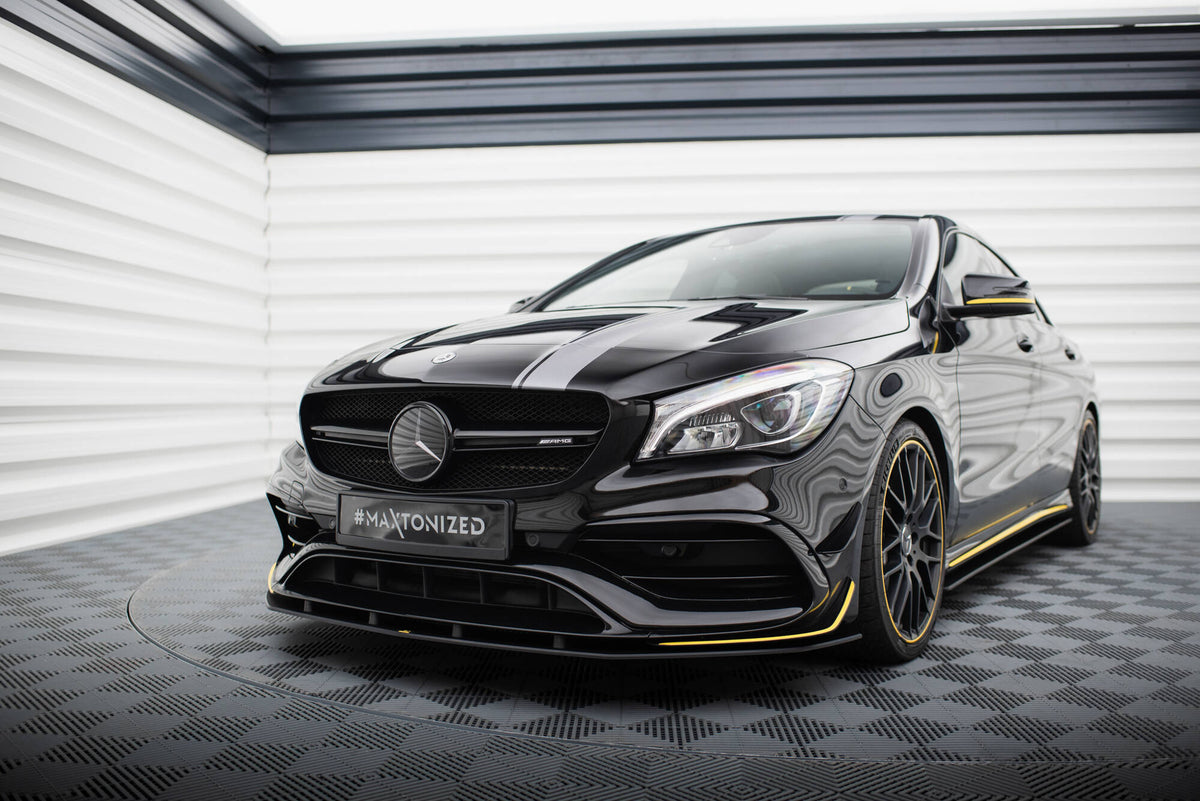 Street Pro Front Splitter suitable for Mercedes-AMG CLA 45 Aero C117 Facelift