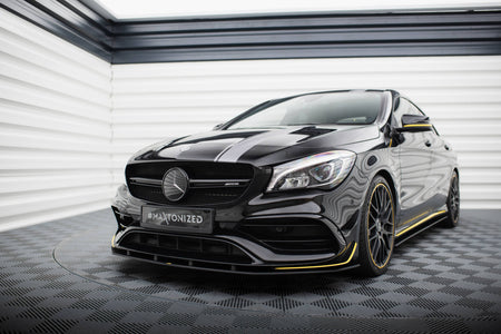 Street Pro Front Splitter suitable for Mercedes-AMG CLA 45 Aero C117 Facelift