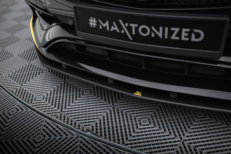 Street Pro Front Splitter suitable for Mercedes-AMG CLA 45 Aero C117 Facelift