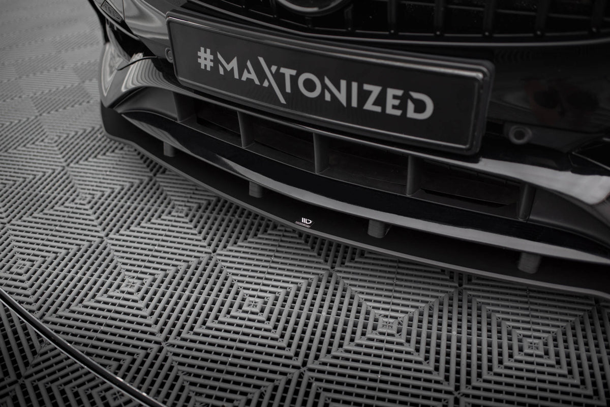 Street Pro Front Splitter suitable for Mercedes-Benz A AMG-Line W176 Facelift