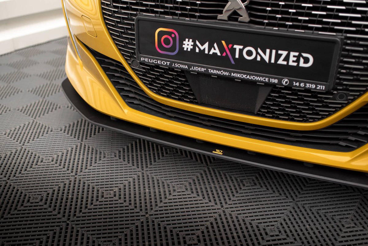 Street Pro Front Splitter suitable for Peugeot 208 GT Mk2