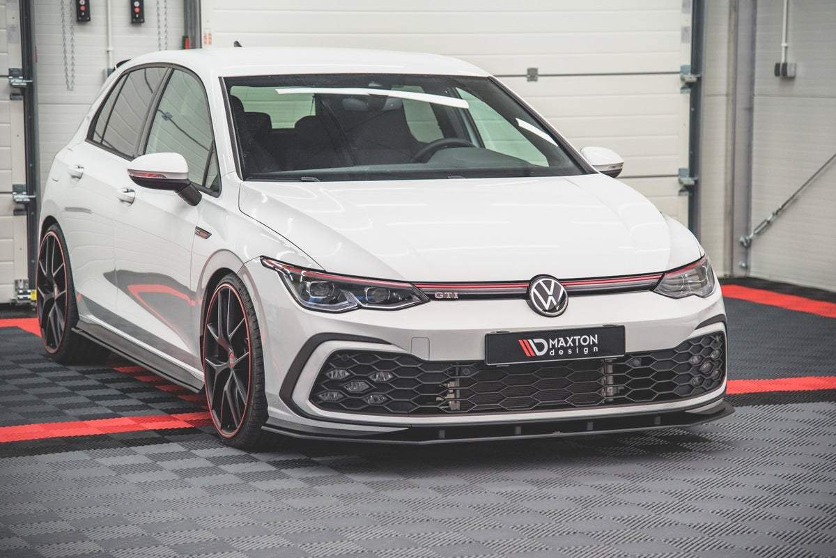 Street Pro Front Splitter suitable for Volkswagen Golf GTI / GTE / GTD / R-Line Mk8