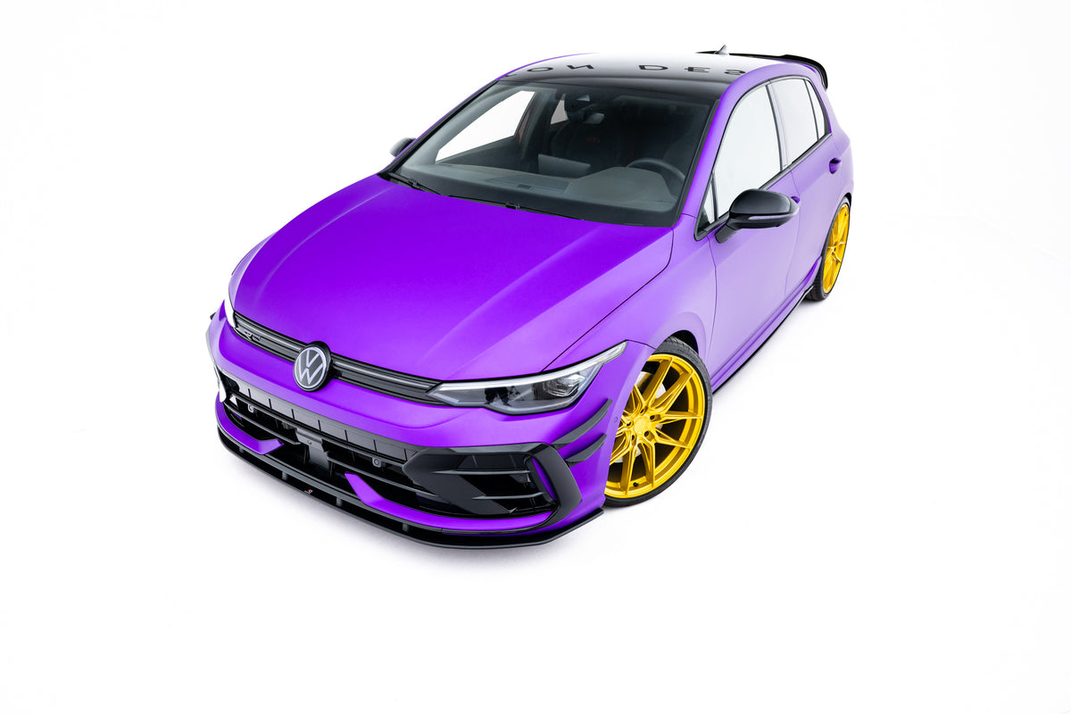 Street Pro Front Splitter suitable for Volkswagen Golf R Hatchback Mk8 Facelift