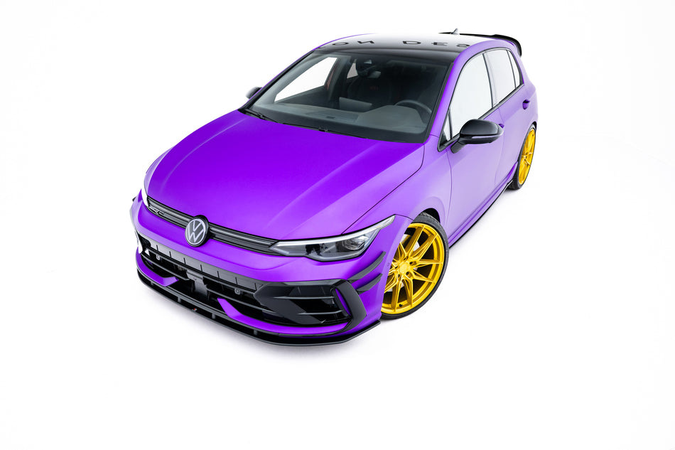 Street Pro Front Splitter suitable for Volkswagen Golf R Hatchback Mk8 Facelift