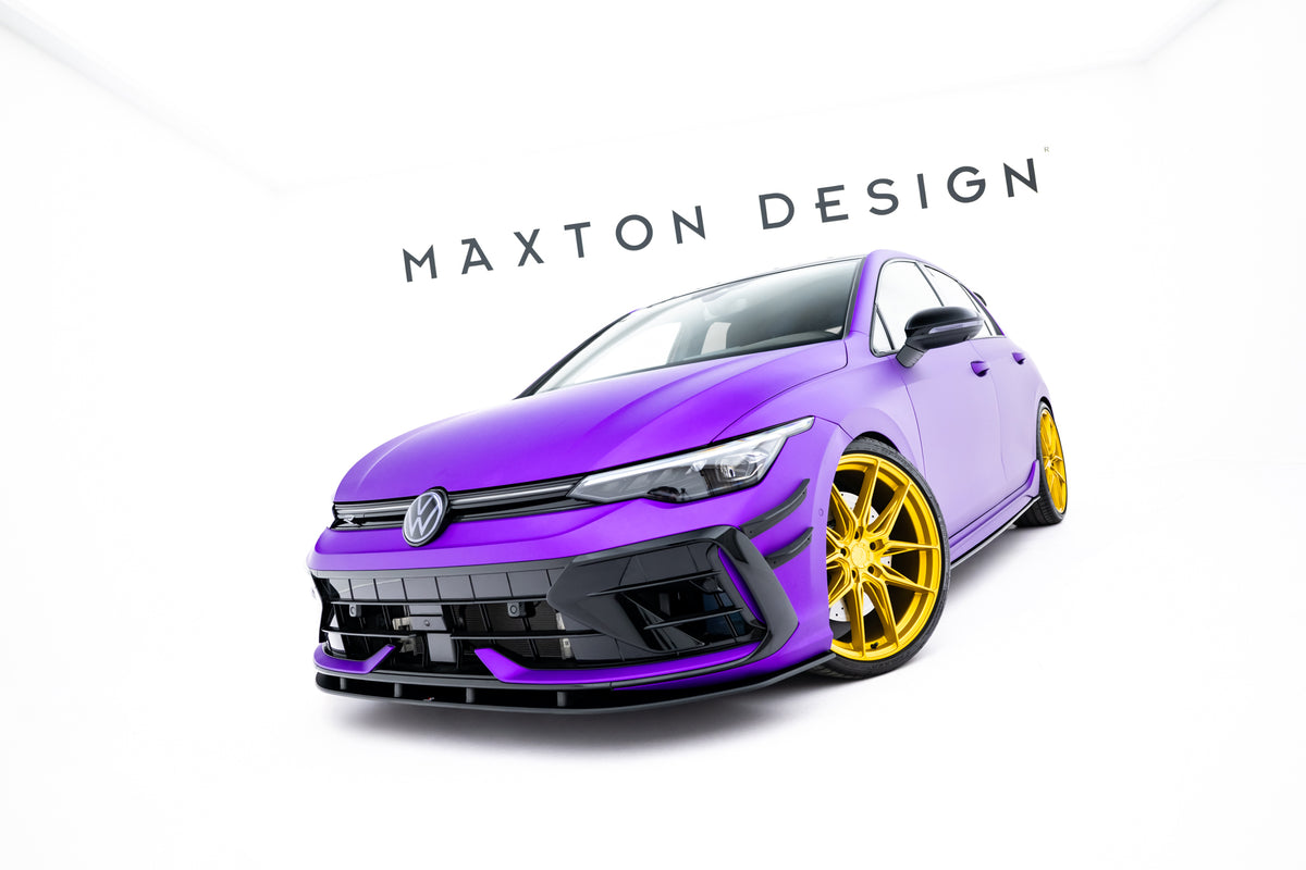 Street Pro Front Splitter suitable for Volkswagen Golf R Hatchback Mk8 Facelift