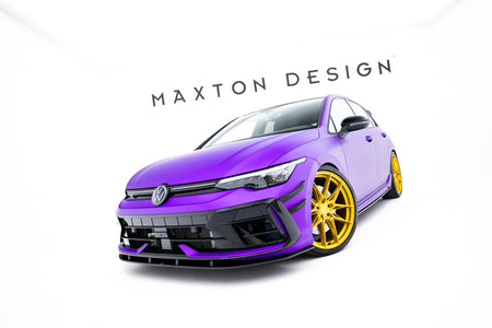 Street Pro Front Splitter suitable for Volkswagen Golf R Hatchback Mk8 Facelift