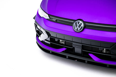 Street Pro Front Splitter suitable for Volkswagen Golf R Hatchback Mk8 Facelift