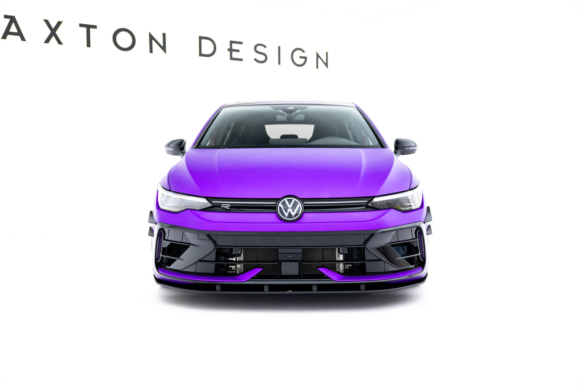 Street Pro Front Splitter suitable for Volkswagen Golf R Hatchback Mk8 Facelift