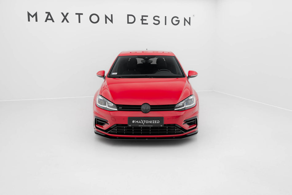 Street Pro Front Splitter suitable for Volkswagen Golf R / R-Line Mk7 Facelift