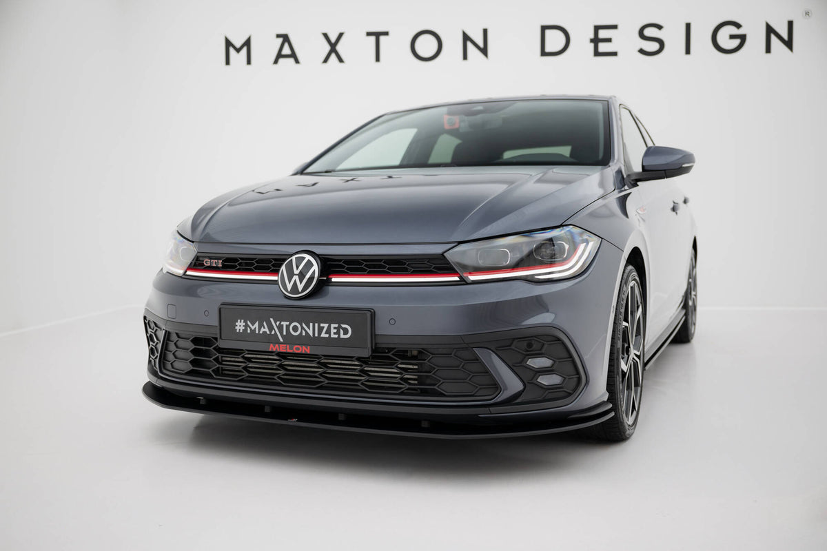 Street Pro Front Splitter suitable for Volkswagen Polo GTI Mk6 Facelift