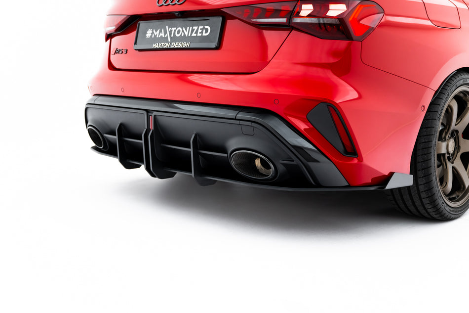 Street Pro Rear Diffuser + Flaps suitable for Audi RS3 Sedan 8Y Facelift