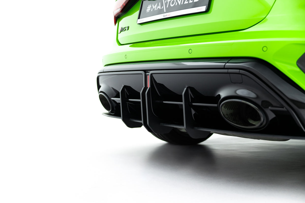 Street Pro Rear Diffuser + Flaps suitable for Audi RS3 Sportback 8Y Facelift