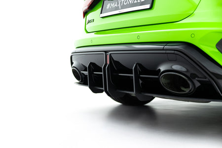 Street Pro Rear Diffuser + Flaps suitable for Audi RS3 Sportback 8Y Facelift