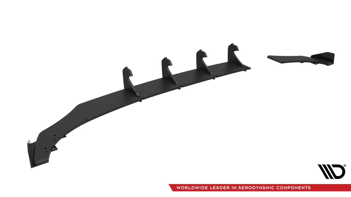 Street Pro Rear Diffuser + Flaps suitable for Volkswagen Polo GTI Mk6 Facelift