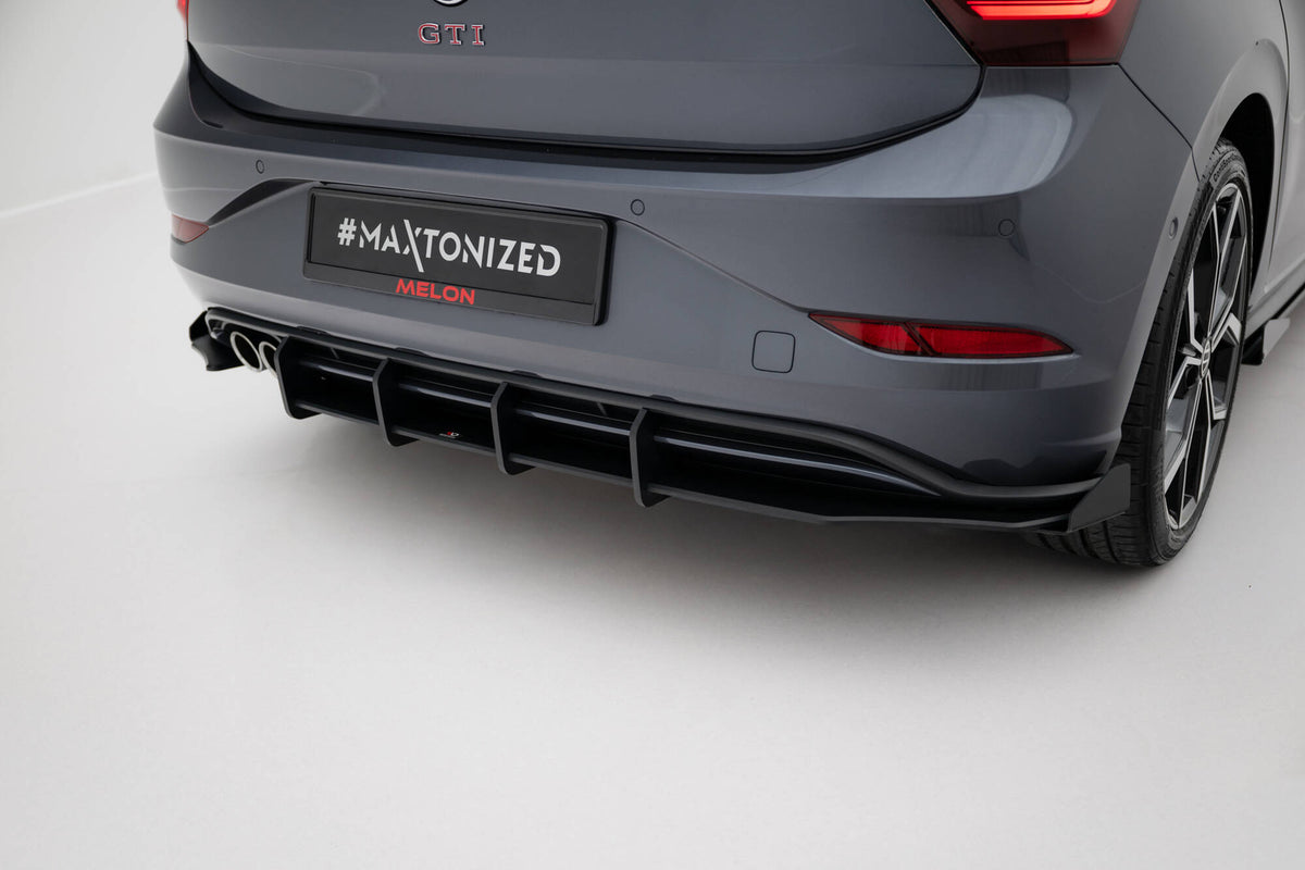 Street Pro Rear Diffuser + Flaps suitable for Volkswagen Polo GTI Mk6 Facelift