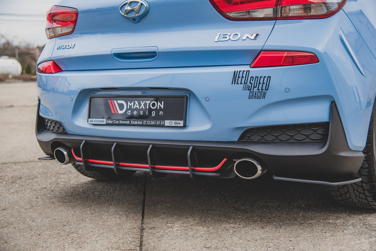 Street Pro Rear Diffuser V.1 suitable for Hyundai I30 N Mk3 Hatchback