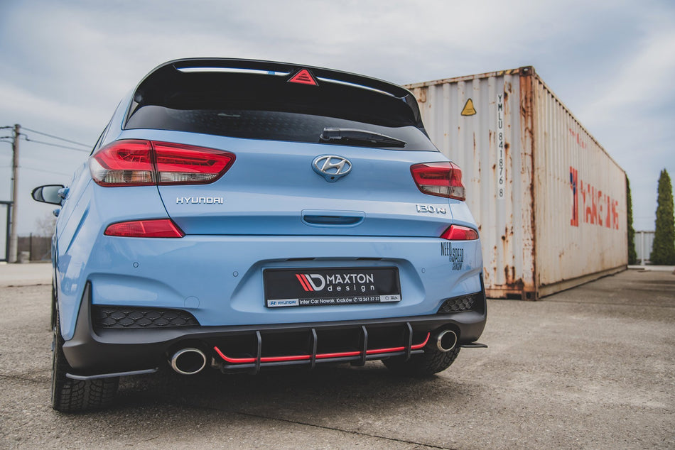 Street Pro Rear Diffuser V.1 suitable for Hyundai I30 N Mk3 Hatchback