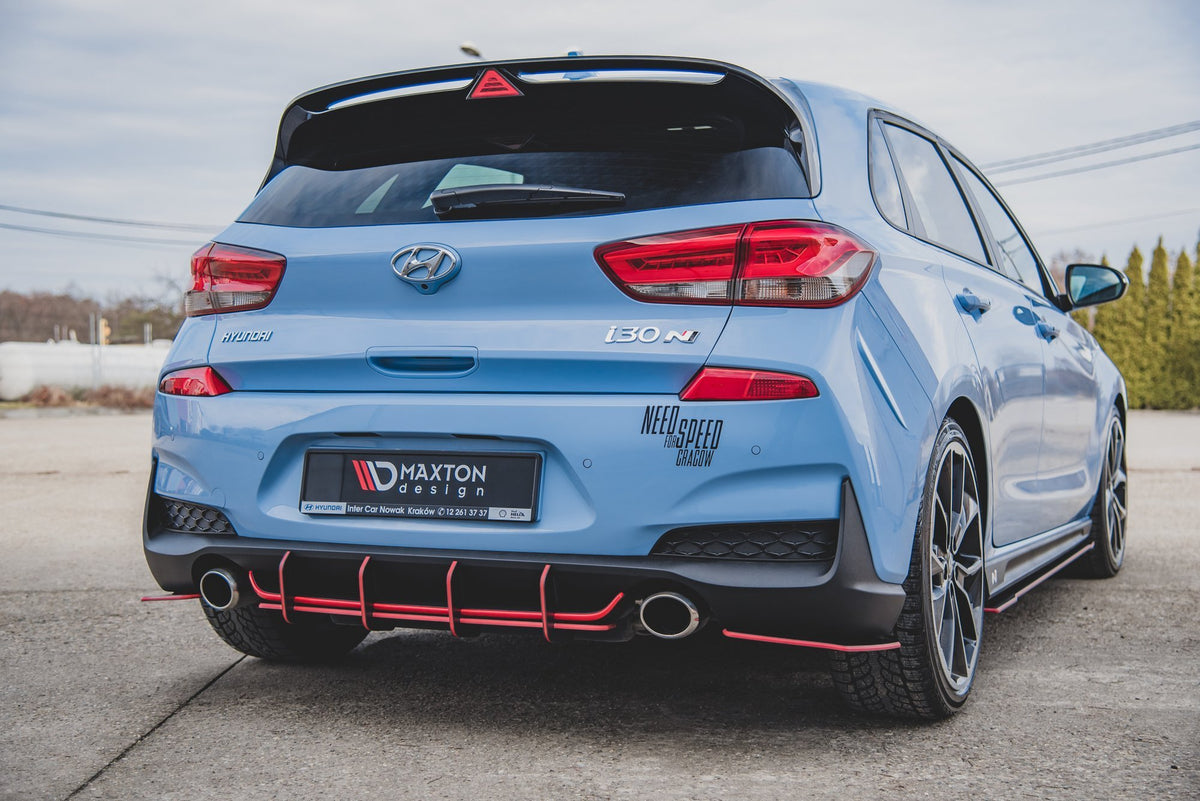 Street Pro Rear Diffuser V.1 suitable for Hyundai I30 N Mk3 Hatchback