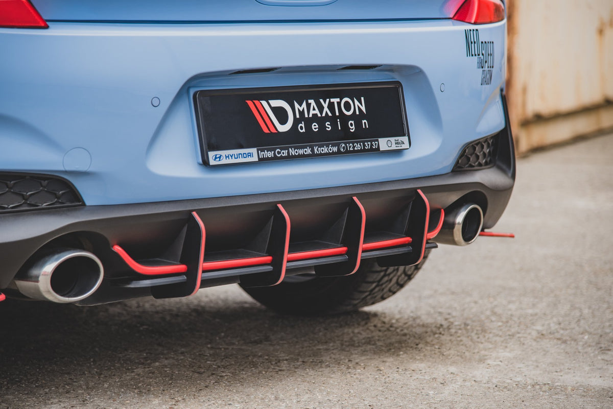 Street Pro Rear Diffuser V.1 suitable for Hyundai I30 N Mk3 Hatchback